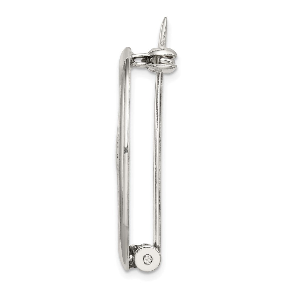 Sterlingsilber Antikisiert Claddagh Brosche
