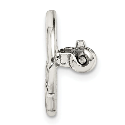 Sterlingsilber Antikisiert Claddagh Brosche