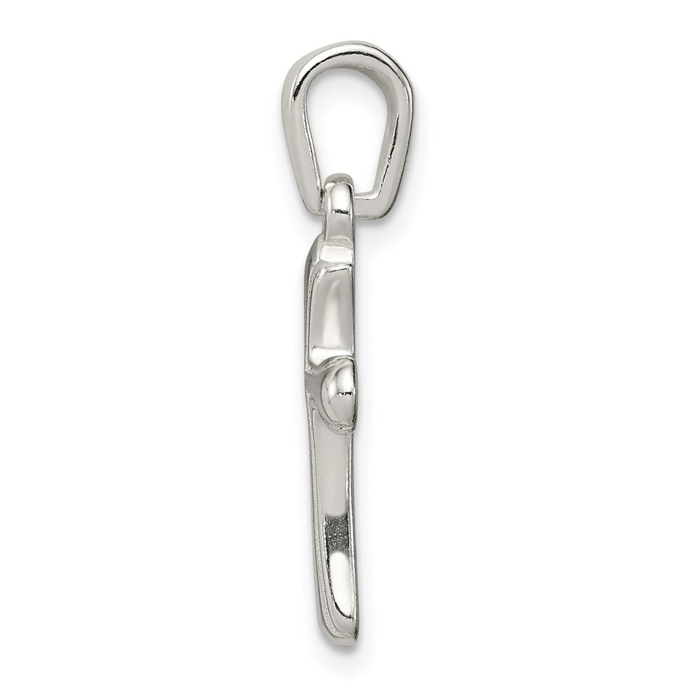 Sterlingsilber Kreuz Charm