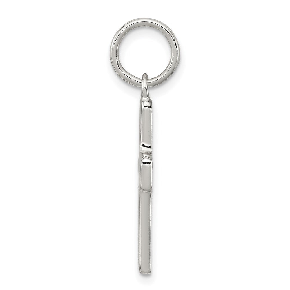 Sterlingsilber Lateinisch Kreuz Charm