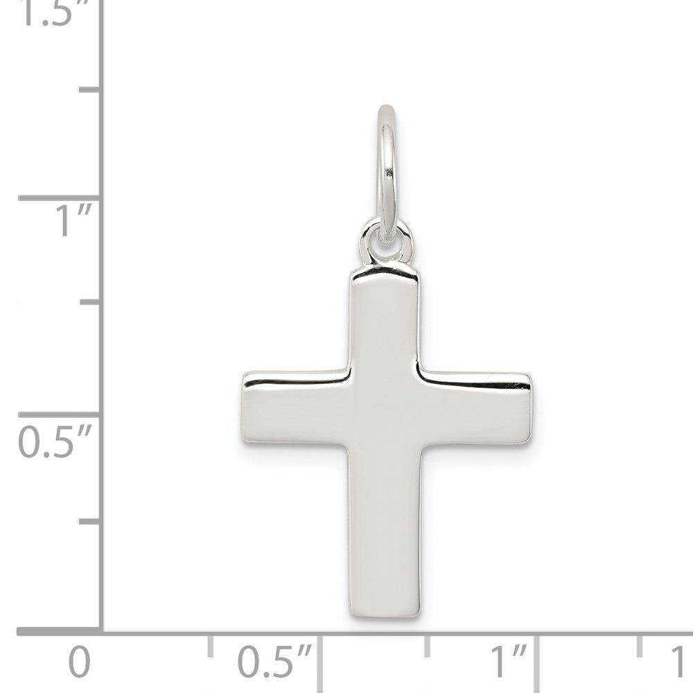 Sterlingsilber Lateinisch Kreuz Charm