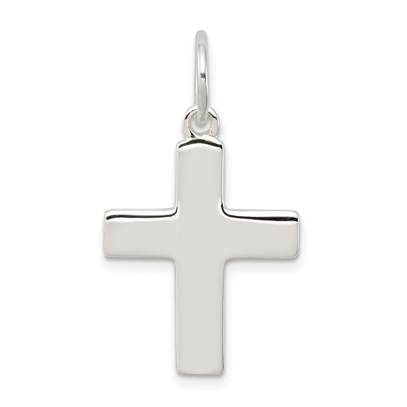 Sterlingsilber Lateinisch Kreuz Charm