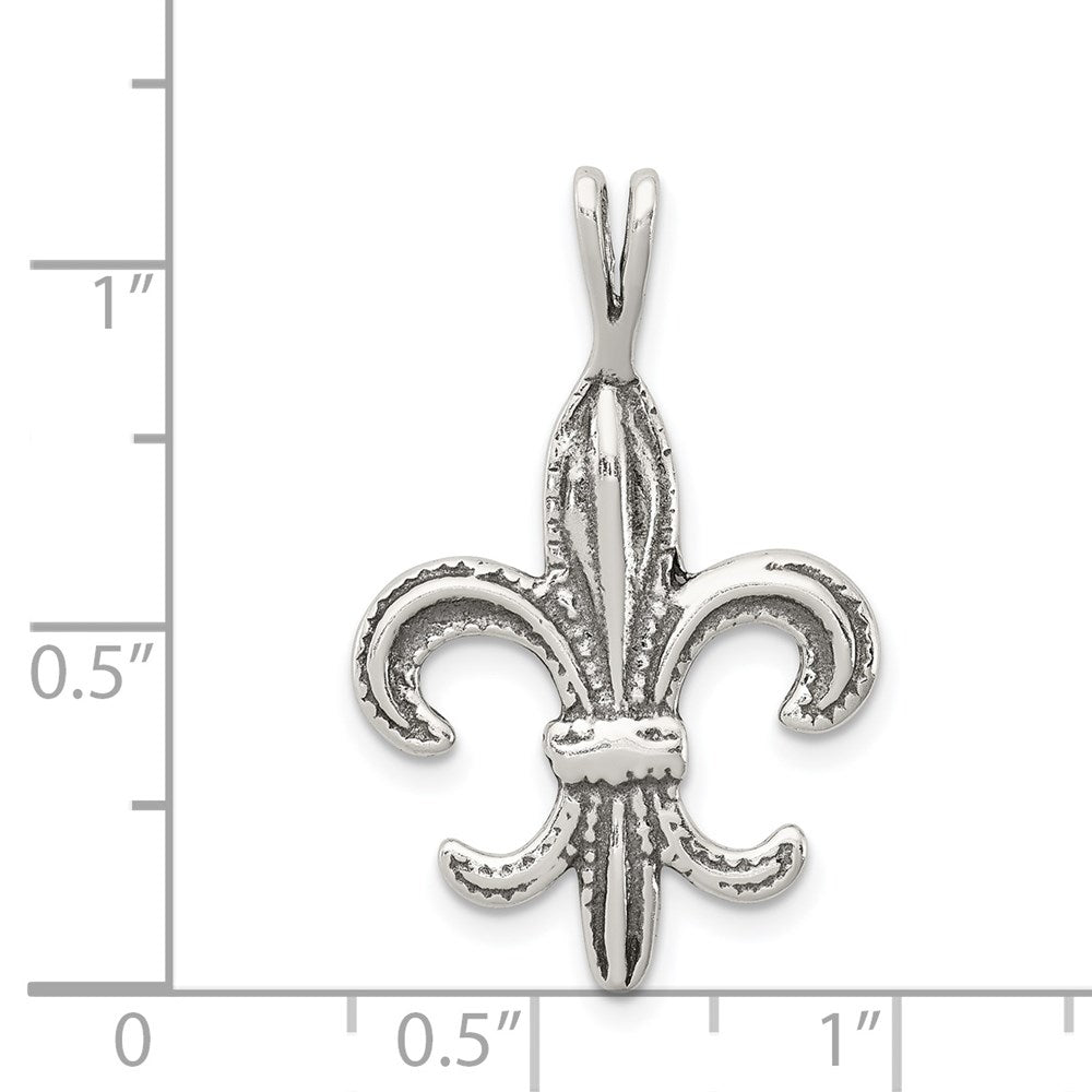 Sterlingsilber Fleur De Lis Charm