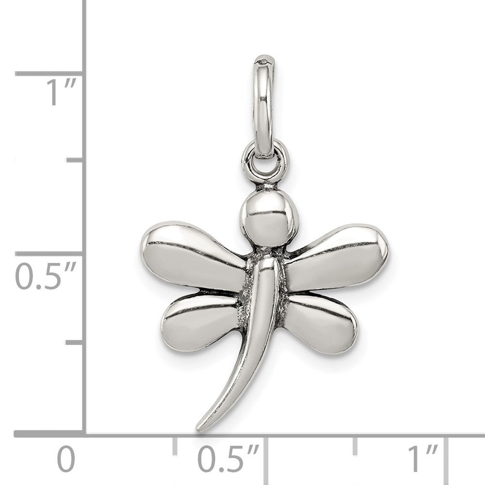 Sterlingsilber Antikisiert Libelle Anhänger