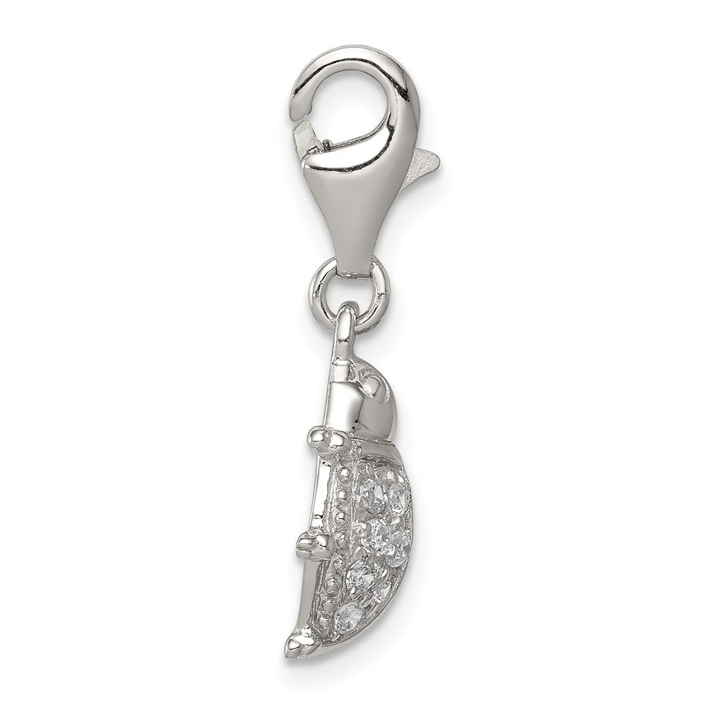 Sterlingsilber Rhodiniert Zirkonia Damen Bug Charm