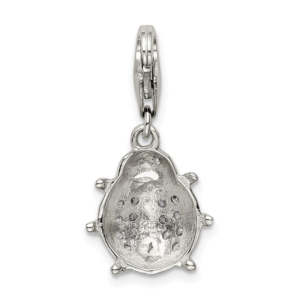 Sterlingsilber Rhodiniert Zirkonia Damen Bug Charm
