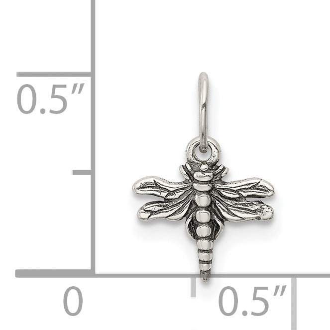 Sterlingsilber Antikisiert Libelle Charm