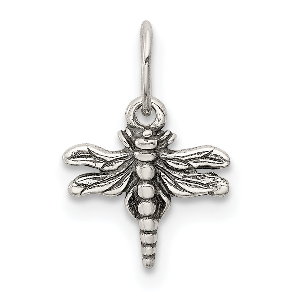 Sterlingsilber Antikisiert Libelle Charm