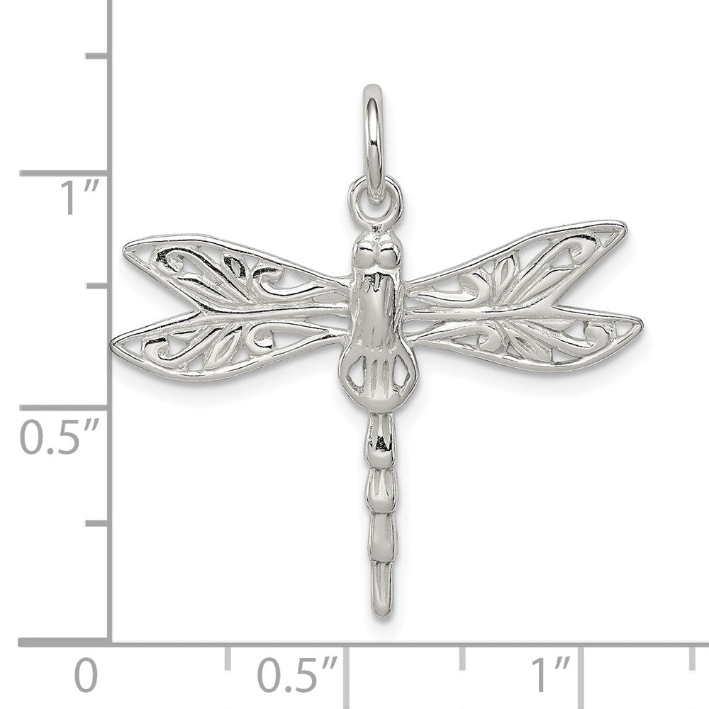 Sterlingsilber Libelle Charm