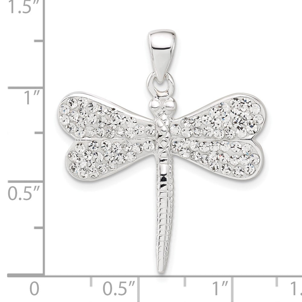 Sterlingsilber mit Stellux Kristall Libelle Anhänger