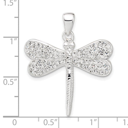 Sterlingsilber mit Stellux Kristall Libelle Anhänger