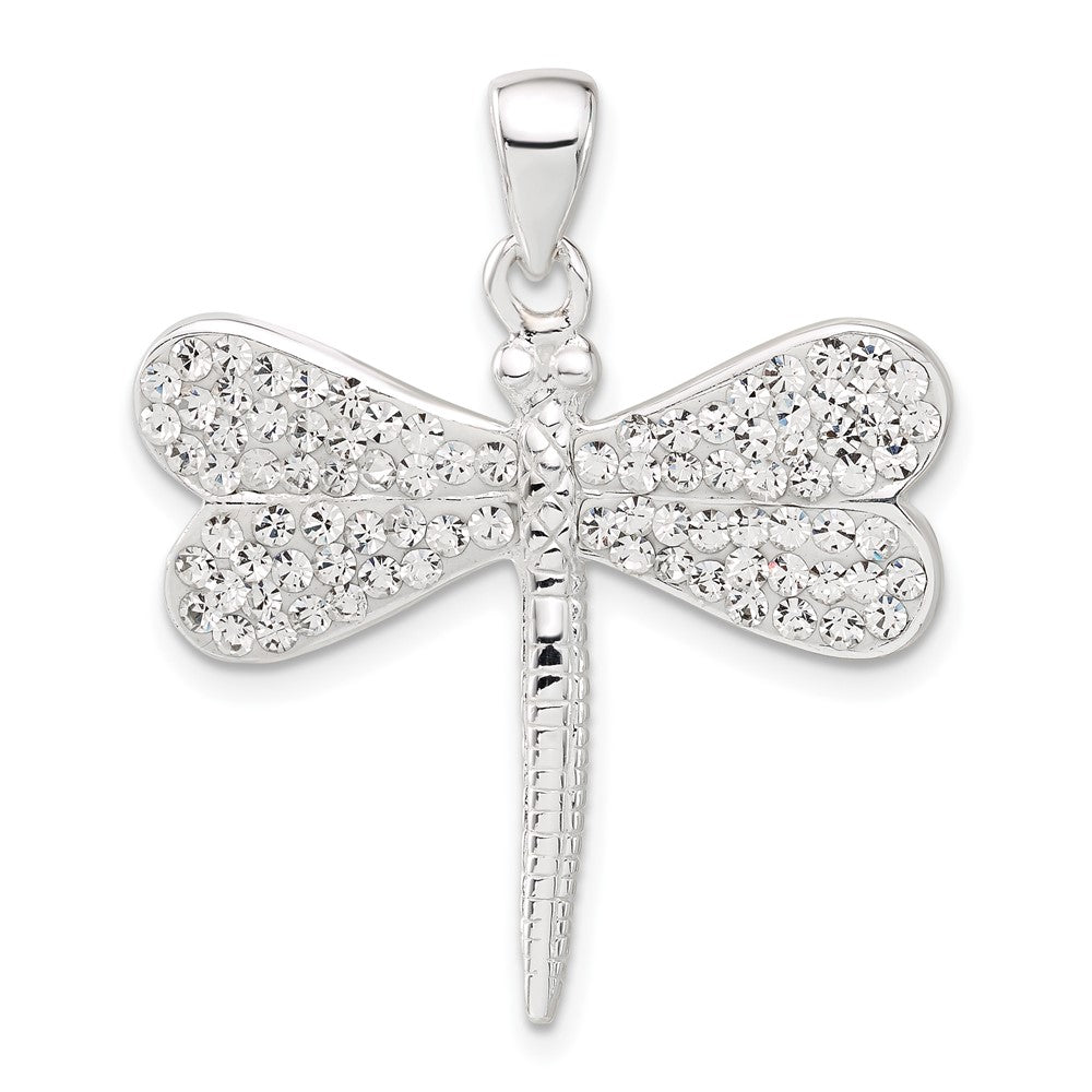 Sterlingsilber mit Stellux Kristall Libelle Anhänger