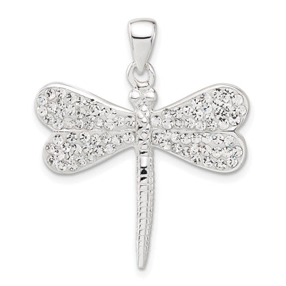 Sterlingsilber mit Stellux Kristall Libelle Anhänger
