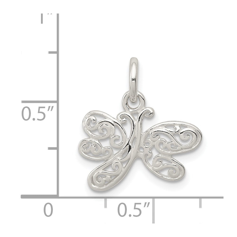 Sterlingsilber Libelle Charm