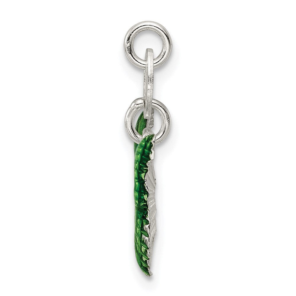Sterlingsilber Emailliert Schmetterling Charm