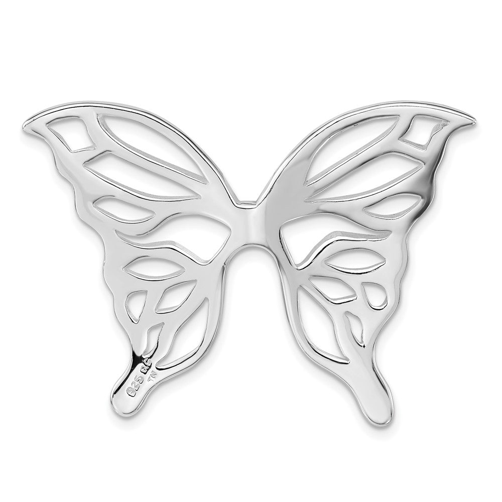 Sterlingsilber Poliert Schmetterling Anhänger