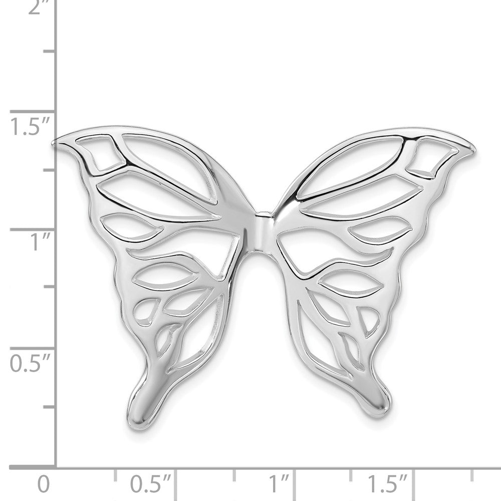 Sterlingsilber Poliert Schmetterling Anhänger