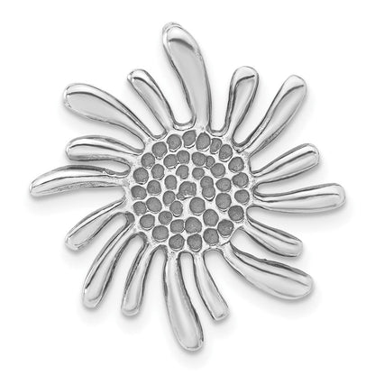 Sterlingsilber Antikisiert Blume Anhänger