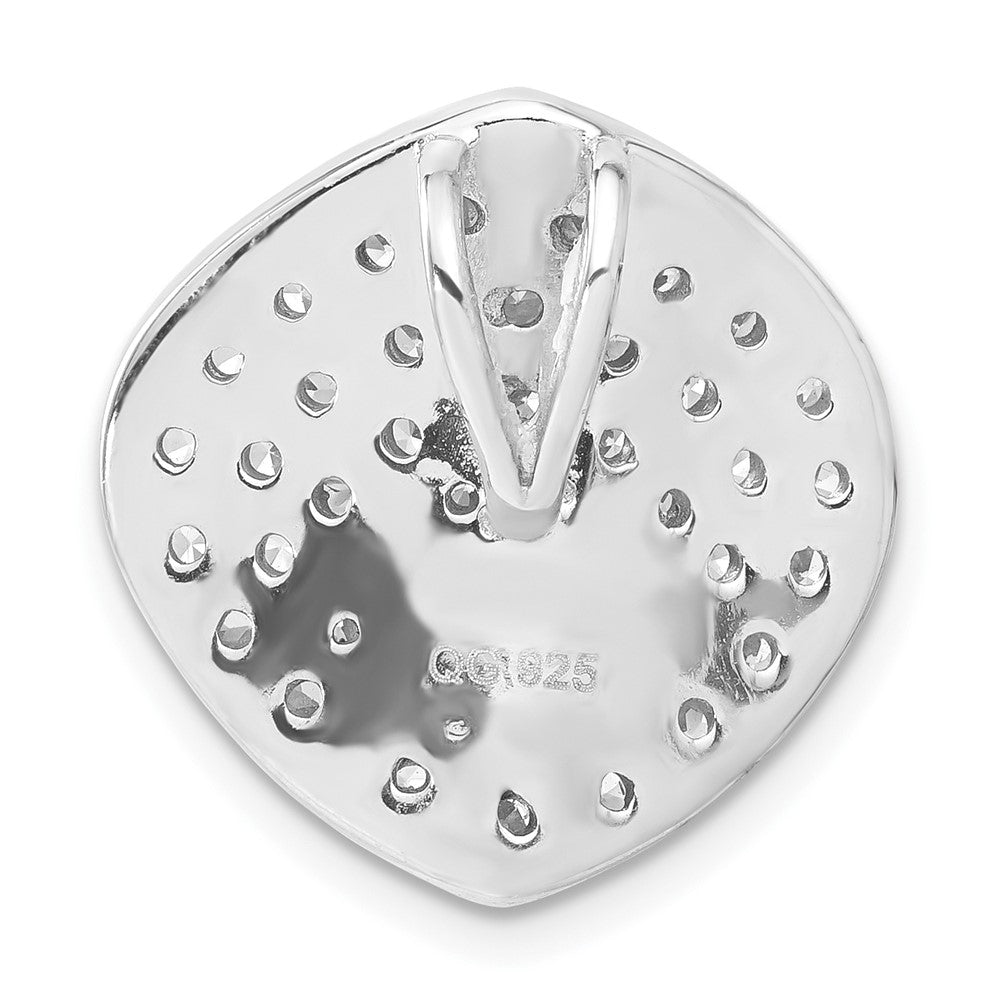 Sterlingsilber Synthetisch Perle & Zirkonia Anhänger