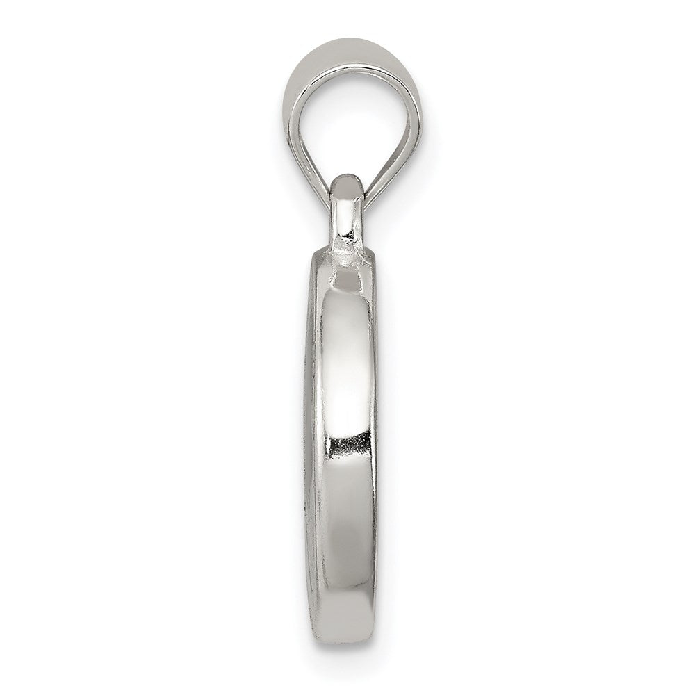 Sterlingsilber 4 Blatt Klee Klar Emaille Anhänger