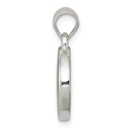 Sterlingsilber 4 Blatt Klee Klar Emaille Anhänger