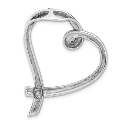 Sterlingsilber Markasit Herz Anhänger