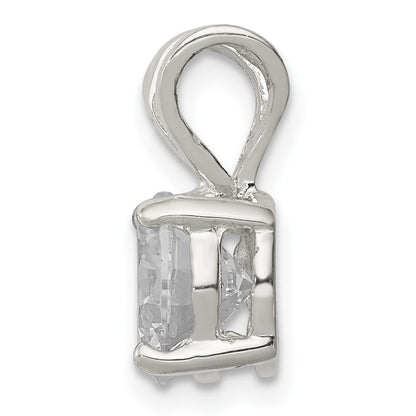 Sterlingsilber Rund Zirkonia Anhänger
