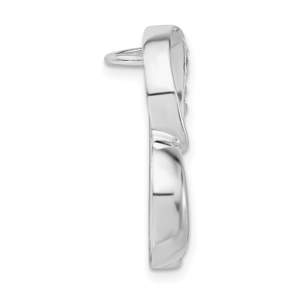 Sterlingsilber Zirkonia Herz Anhänger