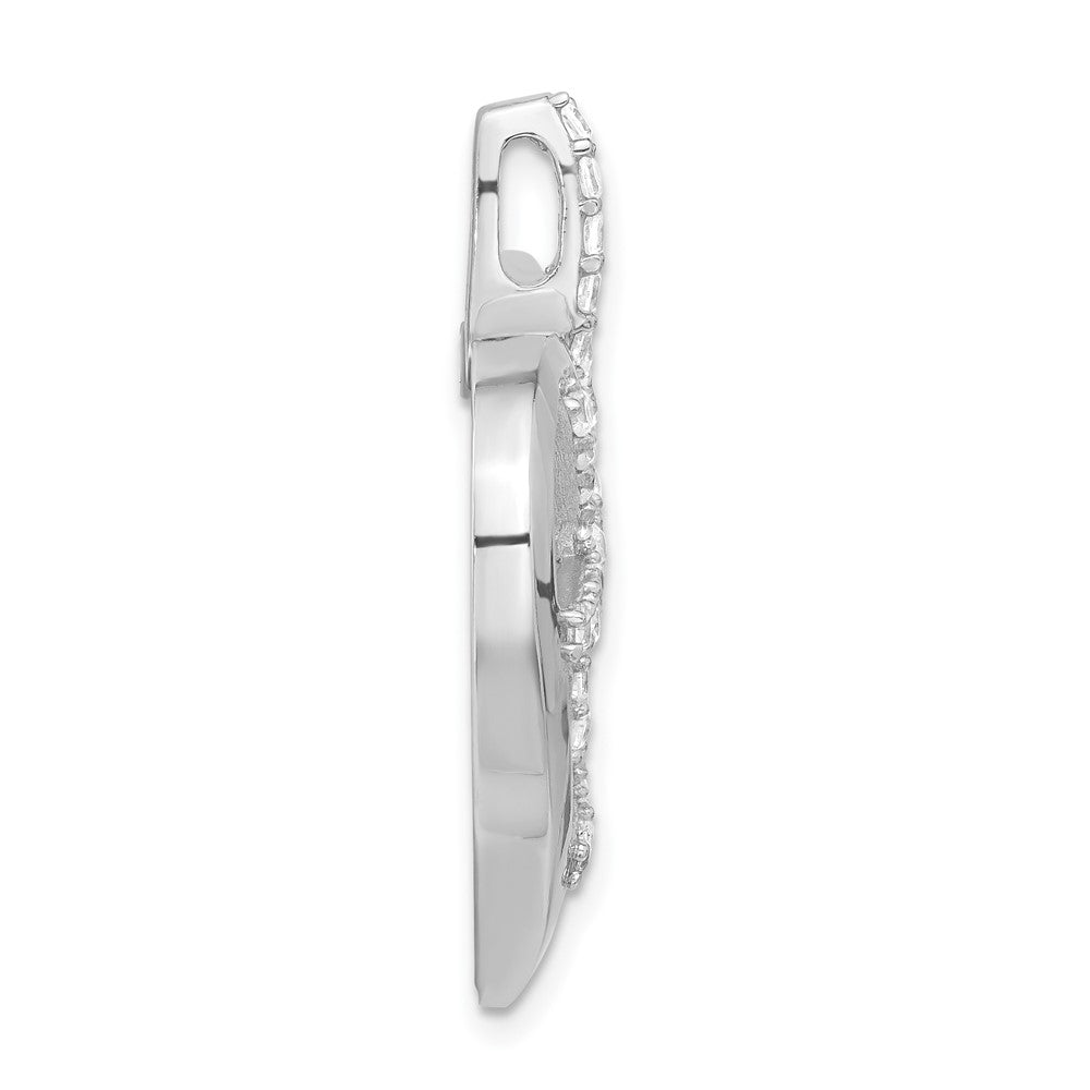 Sterlingsilber Zirkonia Herz Anhänger
