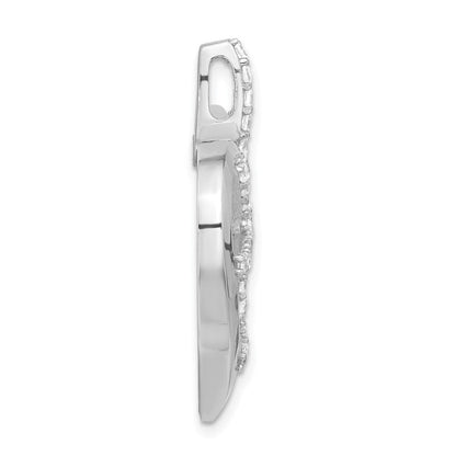 Sterlingsilber Zirkonia Herz Anhänger