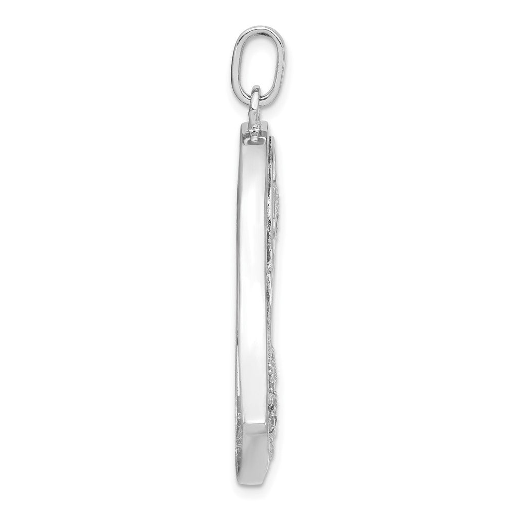 Sterlingsilber Zirkonia Herz Anhänger