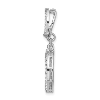 Sterlingsilber Zirkonia Kette Anhänger