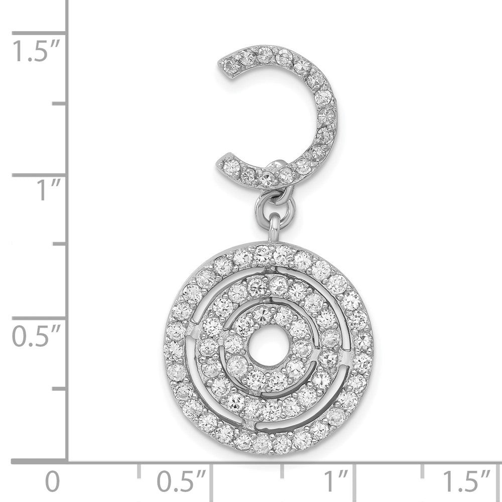 Sterlingsilber Zirkonia Kette Anhänger