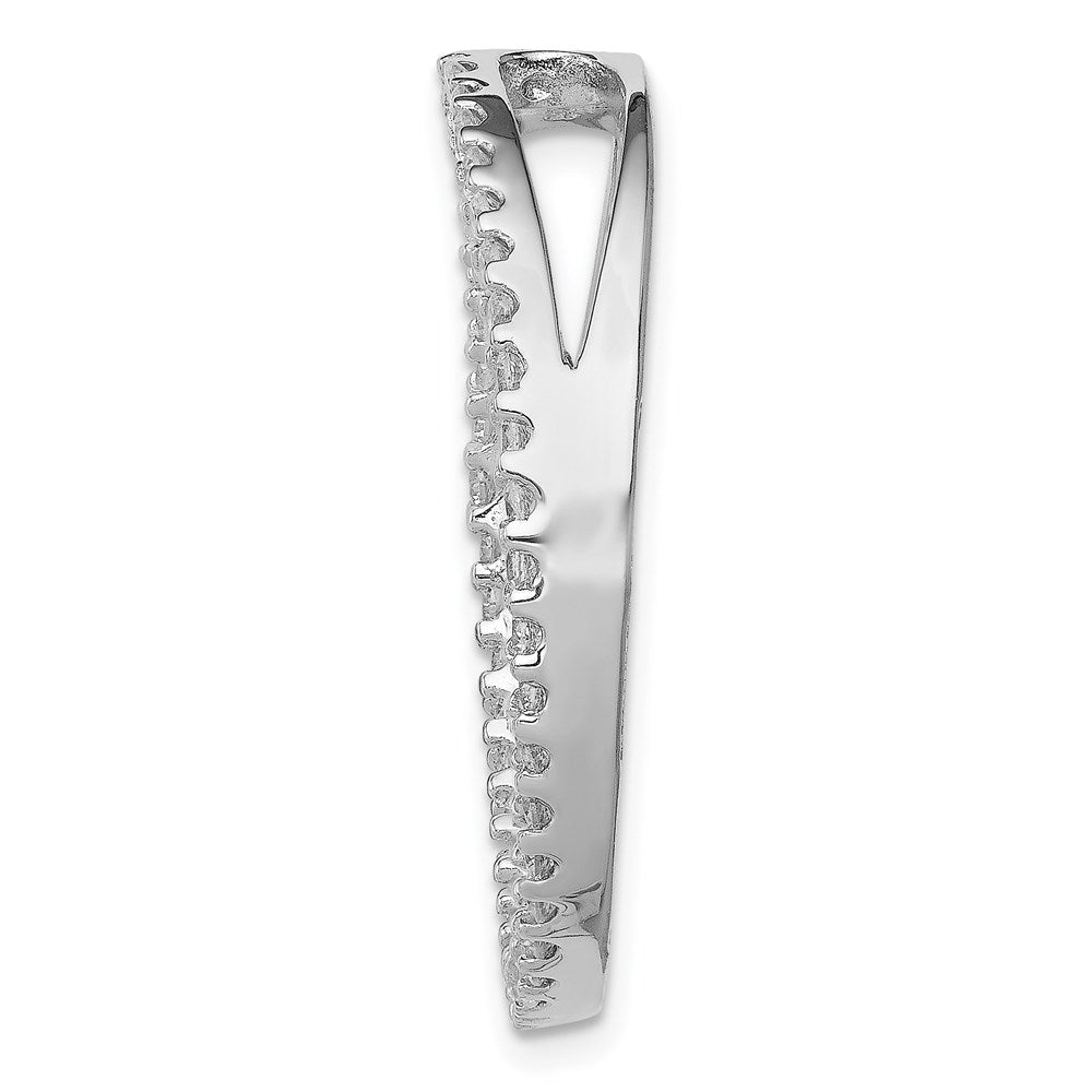 Sterlingsilber Rhodium-platedcz Kette Anhänger