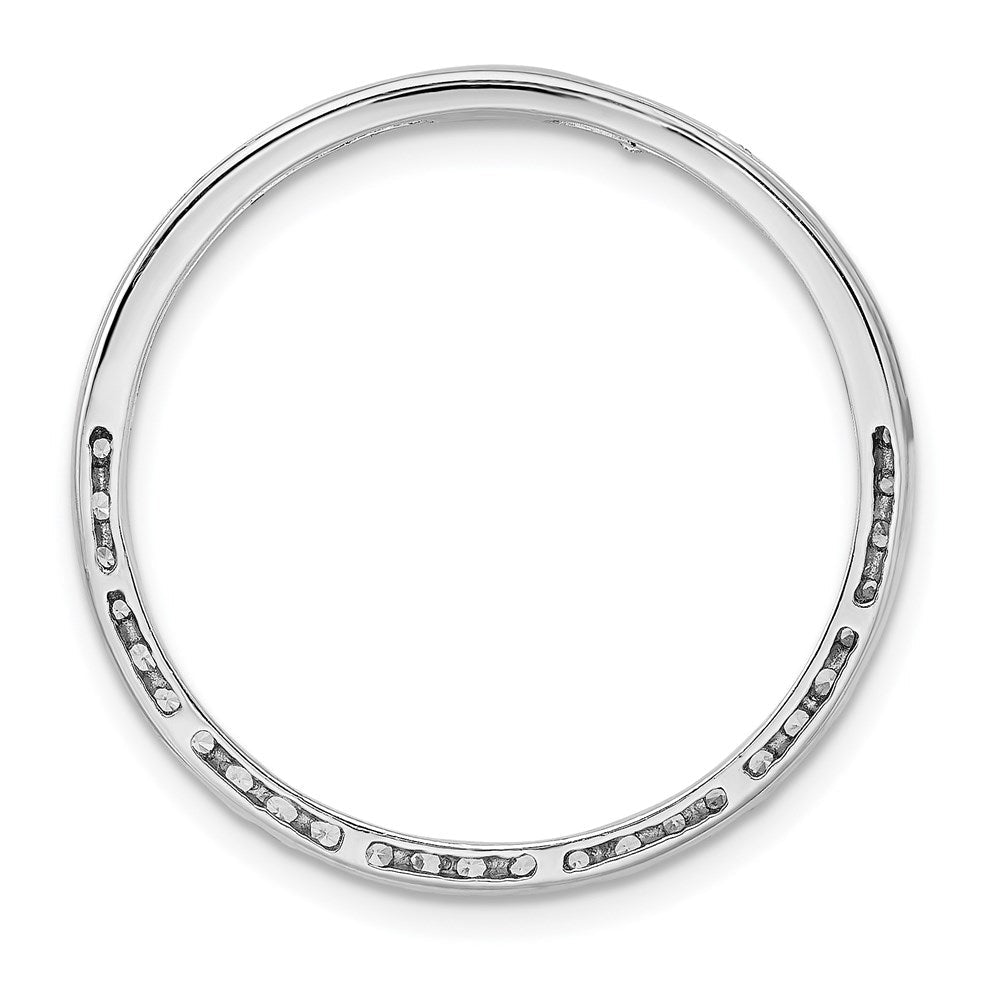Sterlingsilber Rhodium-platedcz Kette Anhänger