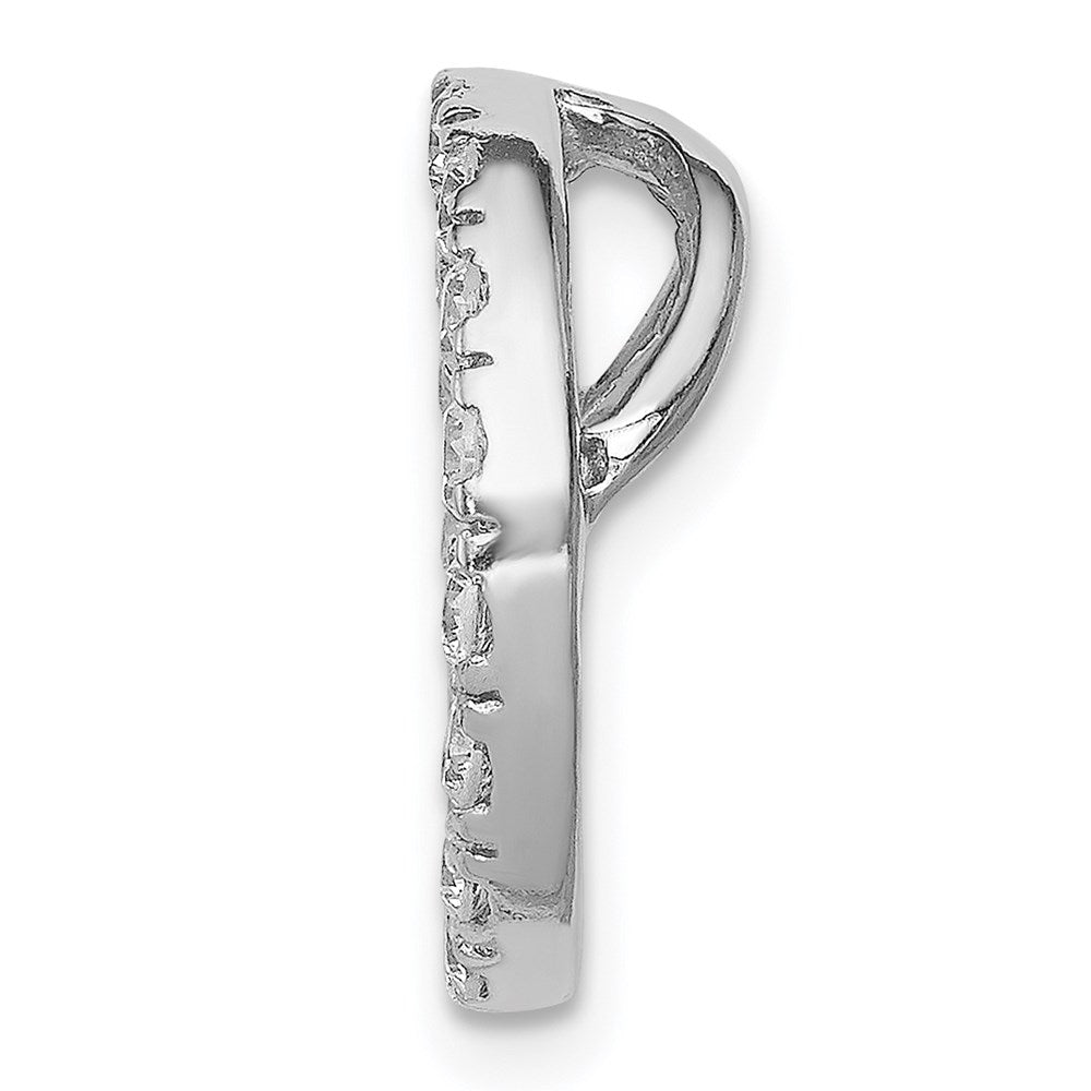 Sterlingsilber Rhodium-platedcz Kette Anhänger