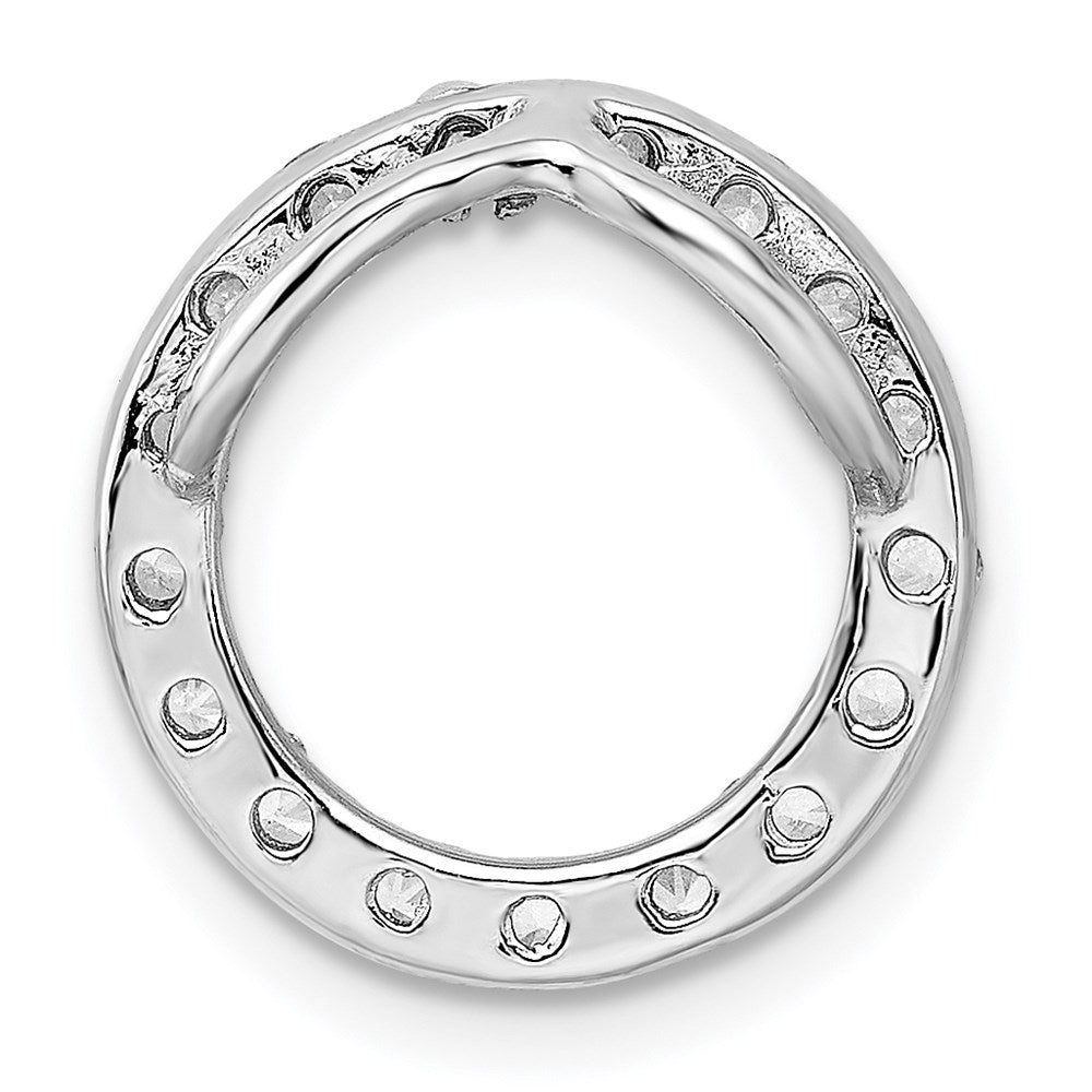 Sterlingsilber Rhodium-platedcz Kette Anhänger