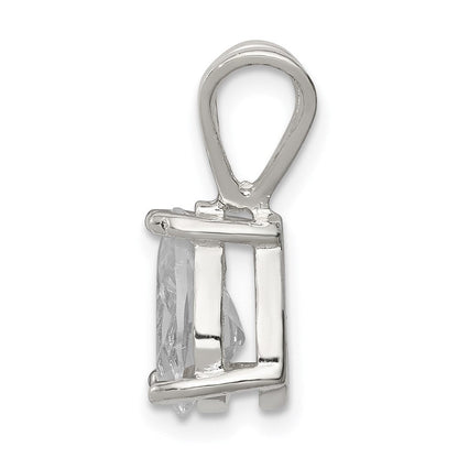Sterlingsilber Tropfen Zirkonia Anhänger