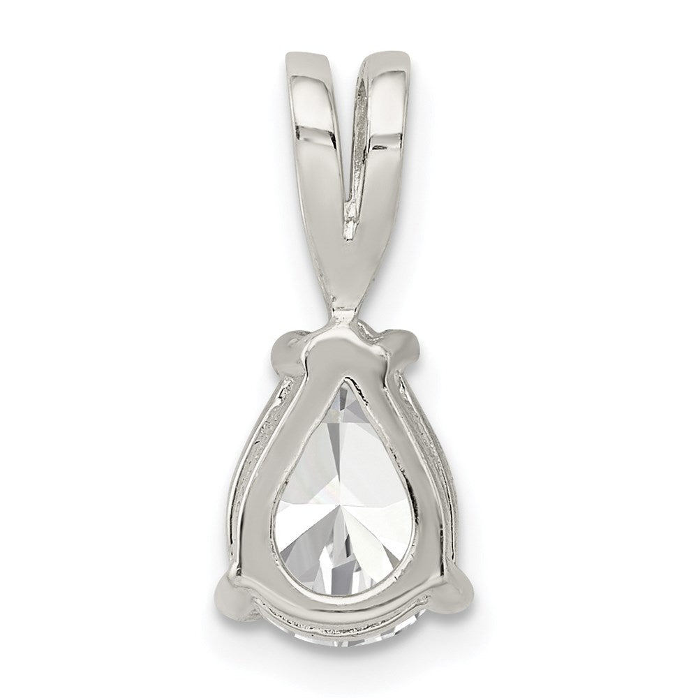 Sterlingsilber Tropfen Zirkonia Anhänger