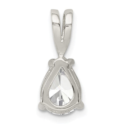 Sterlingsilber Tropfen Zirkonia Anhänger