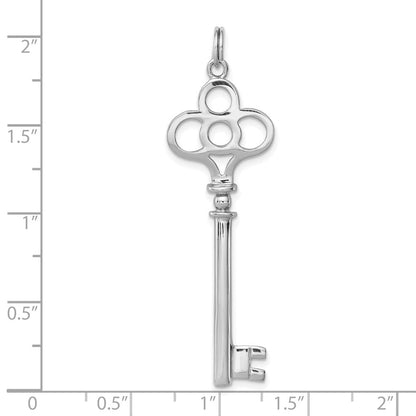 Sterlingsilber Rhodiniert Key Anhänger