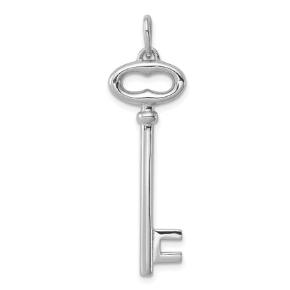 Sterlingsilber Rhodiniert Key Anhänger