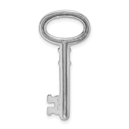 Sterlingsilber Rhodiniert Key Anhänger
