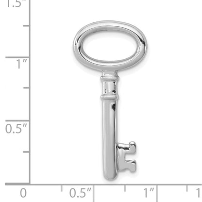 Sterlingsilber Rhodiniert Key Anhänger
