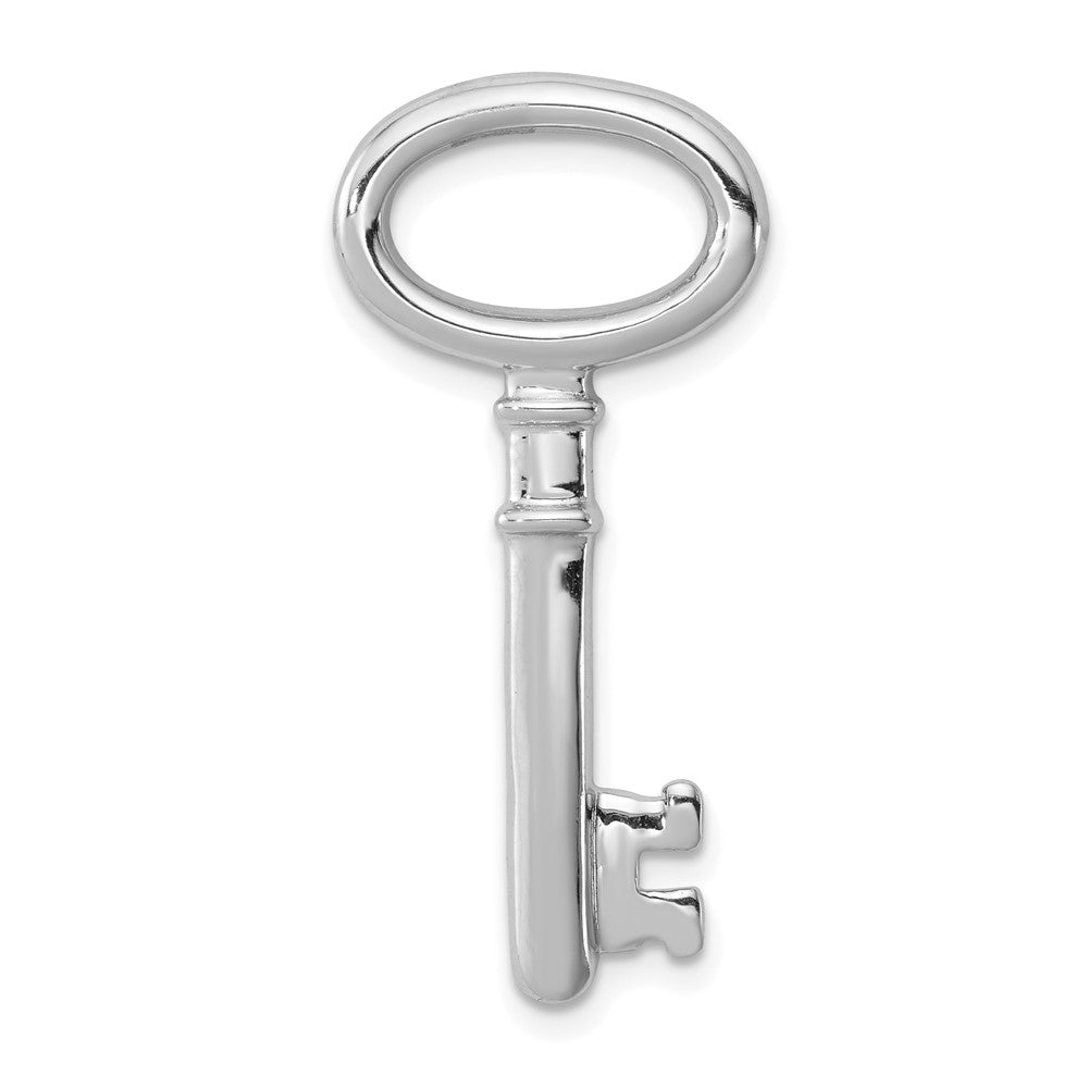 Sterlingsilber Rhodiniert Key Anhänger