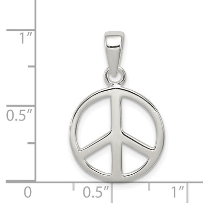 Sterlingsilber Frieden Zeichen Anhänger