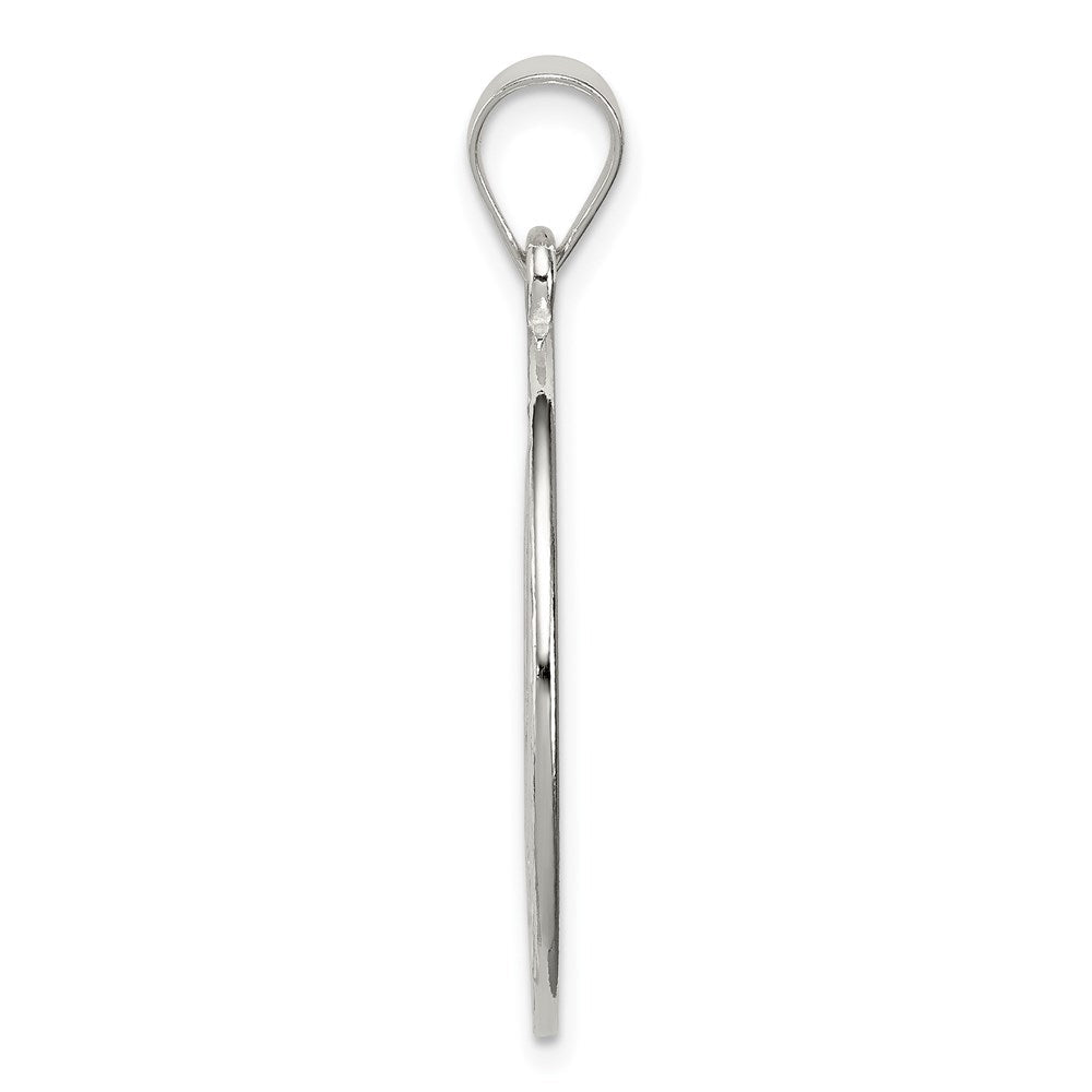 Sterlingsilber Diamantiert Frieden Symbol Anhänger