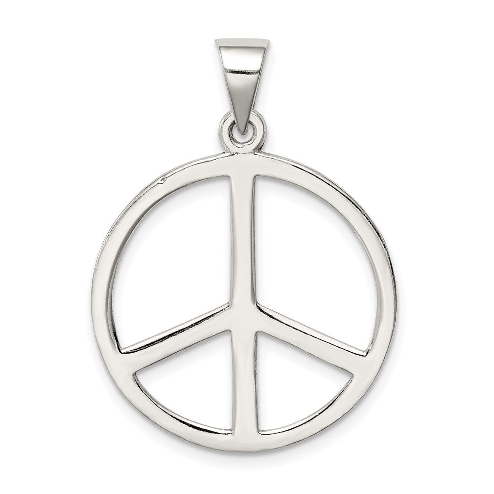 Sterlingsilber Frieden Symbol Anhänger