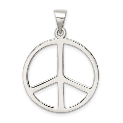 Sterlingsilber Frieden Symbol Anhänger