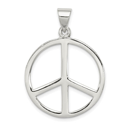 Sterlingsilber Frieden Symbol Anhänger